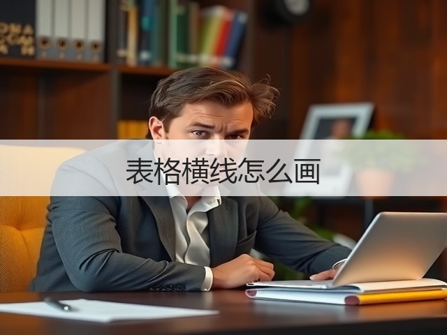 表格横线怎么画(图1) 表格横线怎么画(图1)