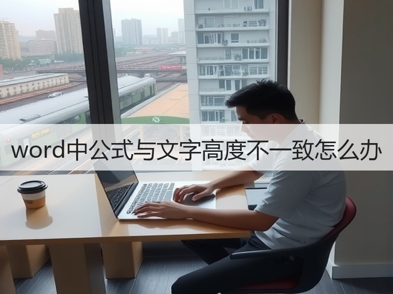 word中公式与文字高度不一致怎么办 - 诺云壹观办公网
