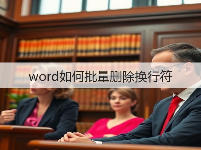 word如何批量删除换行符(图2)