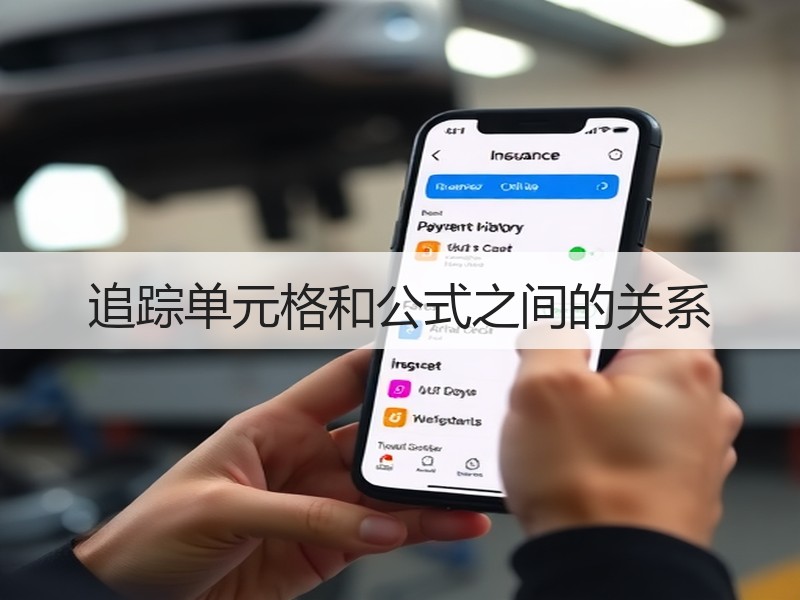 追踪单元格和公式之间的关系 - 诺云壹观办公网