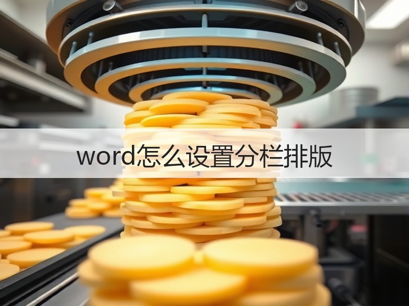 word怎么设置分栏排版 - 诺云壹观办公网