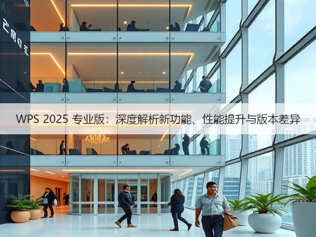 WPS 2025 专业版：深度解析新功能、性能提升与版本差异(图1)
