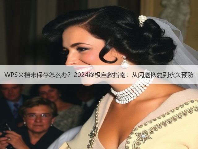 WPS文档未保存怎么办?2024终极自救指南:从闪退恢复到永久预防(图2) WPS文档未保存怎么办?2024终极自救指南:从闪退恢复到永久预防(图2)