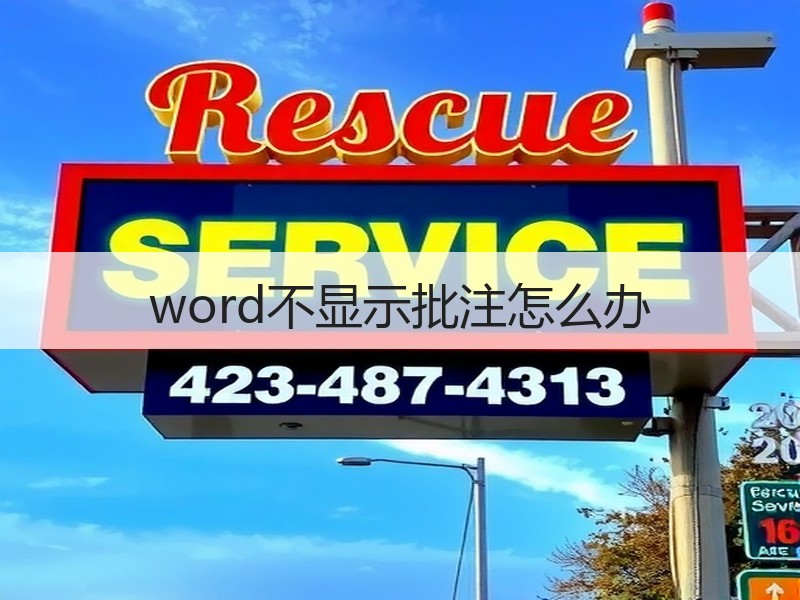 word不显示批注怎么办 - 诺云壹观办公网