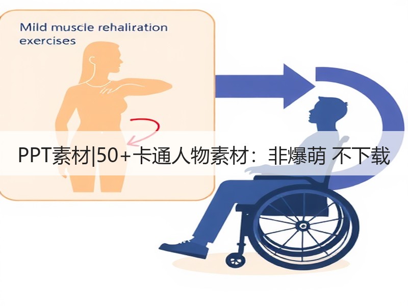 PPT素材|50+卡通人物素材：非爆萌 不下载 - 诺云壹观办公网