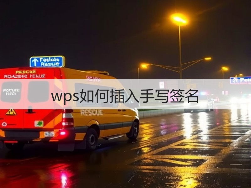 wps如何插入手写签名 - 诺云壹观办公网