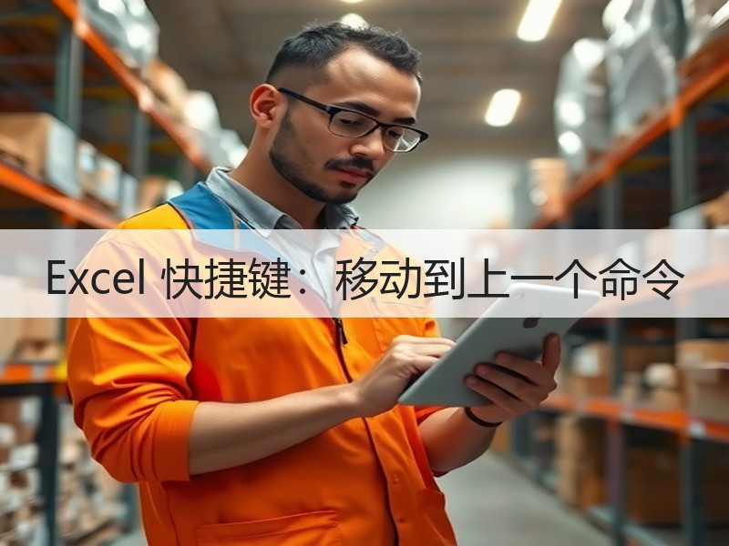 Excel 快捷键：移动到上一个命令 - 诺云壹观办公网