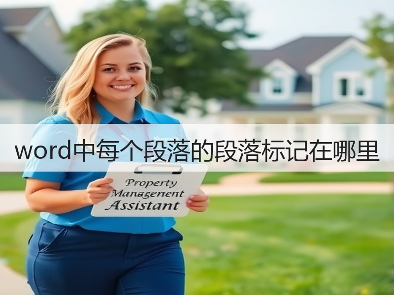 word中每个段落的段落标记在哪里 - 诺云壹观办公网