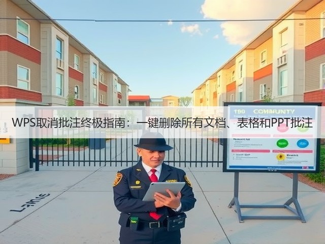 WPS取消批注终极指南:一键删除所有文档、表格和PPT批注(图3) WPS取消批注终极指南:一键删除所有文档、表格和PPT批注(图3)