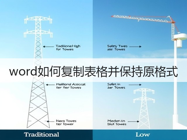 word如何复制表格并保持原格式(图2)