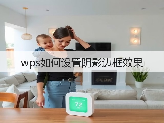 wps如何设置阴影边框效果(图1) wps如何设置阴影边框效果(图1)
