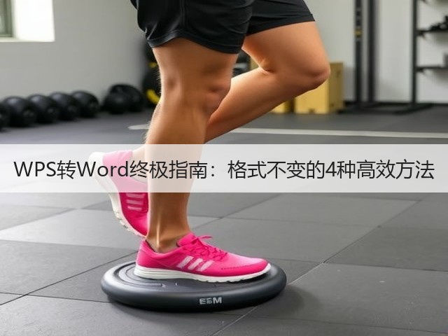 WPS转Word终极指南:格式不变的4种高效方法(图1) WPS转Word终极指南:格式不变的4种高效方法(图1)