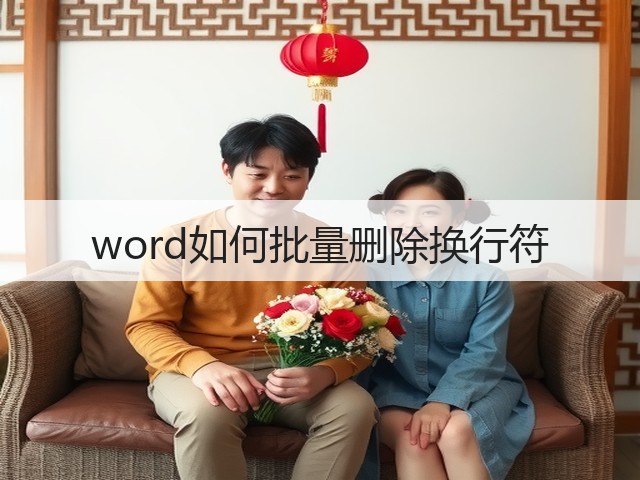 word如何批量删除换行符(图3)