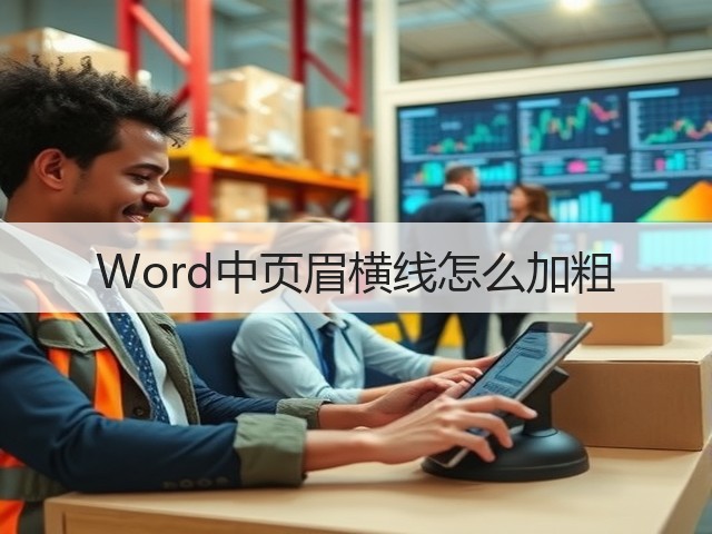 Word中页眉横线怎么加粗(图3)