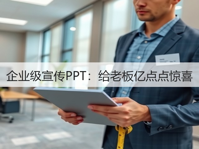 企业级宣传PPT：给老板亿点点惊喜(图3)