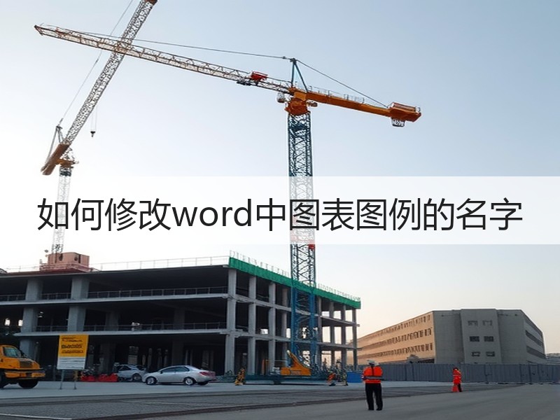 如何修改word中图表图例的名字 - 诺云壹观办公网