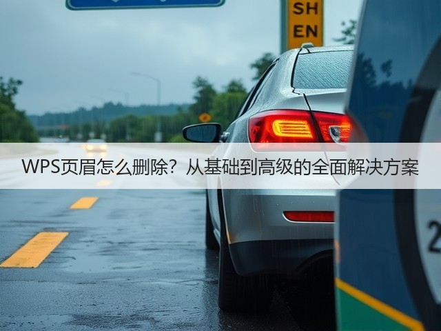 WPS页眉怎么删除?从基础到高级的全面解决方案(图3) WPS页眉怎么删除?从基础到高级的全面解决方案(图3)