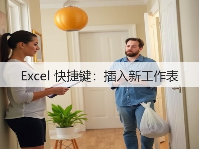 Excel 快捷键:插入新工作表(图3) Excel 快捷键:插入新工作表(图3)