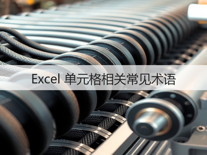 Excel 单元格相关常见术语 - 诺云壹观办公网
