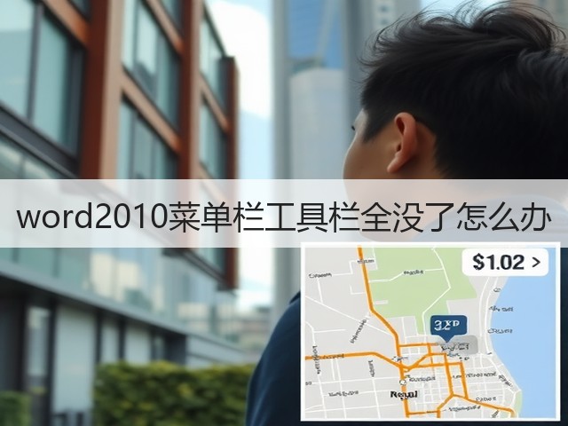 word2010菜单栏工具栏全没了怎么办(图3) word2010菜单栏工具栏全没了怎么办(图3)