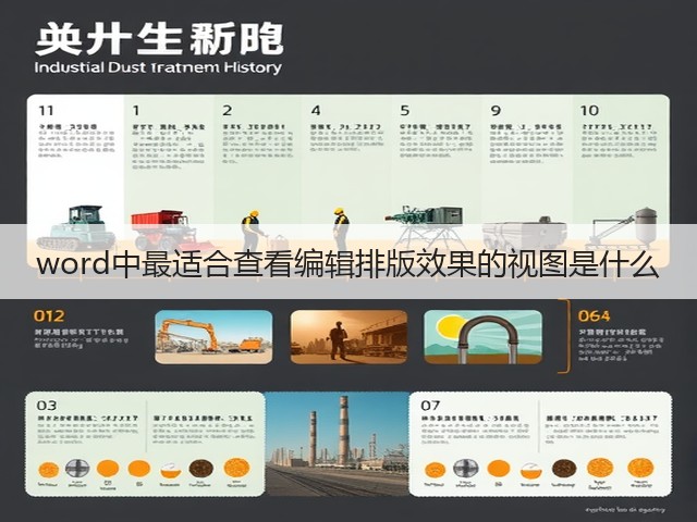 word中最适合查看编辑排版效果的视图是什么(图2) word中最适合查看编辑排版效果的视图是什么(图2)