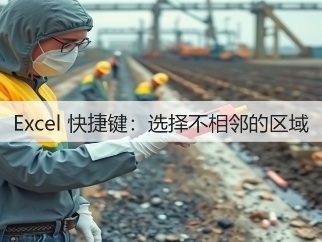 Excel 快捷键：选择不相邻的区域(图3)