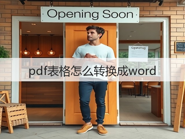 pdf表格怎么转换成word(图3) pdf表格怎么转换成word(图3)