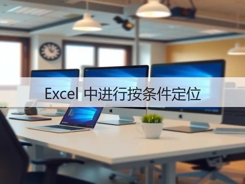 Excel 中进行按条件定位 - 诺云壹观办公网