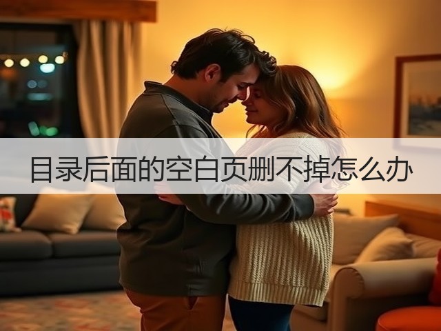 目录后面的空白页删不掉怎么办(图2) 目录后面的空白页删不掉怎么办(图2)
