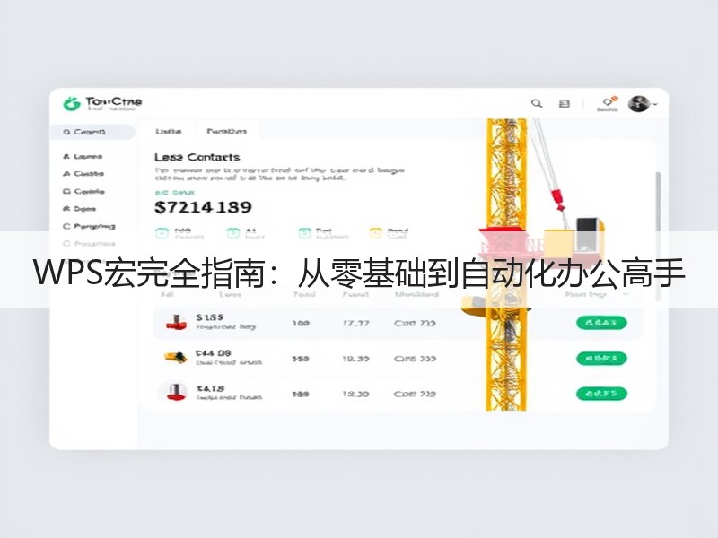 WPS宏完全指南：从零基础到自动化办公高手 - 诺云壹观办公网