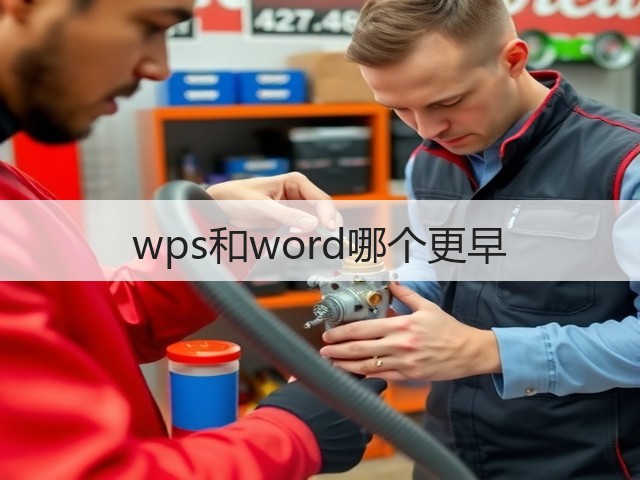 wps和word哪个更早(图3)