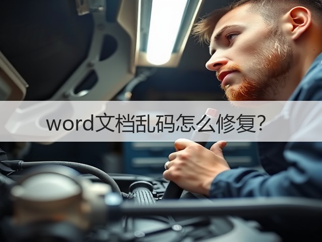 word文档乱码怎么修复?(图2) word文档乱码怎么修复?(图2)