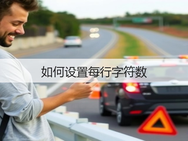 如何设置每行字符数(图2) 如何设置每行字符数(图2)