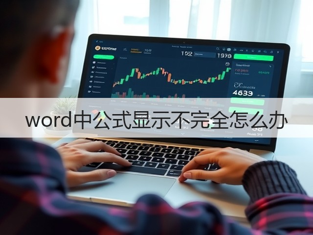 word中公式显示不完全怎么办(图3)