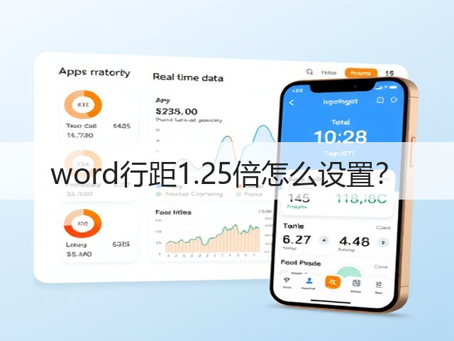word行距1.25倍怎么设置?(图1) word行距1.25倍怎么设置?(图1)
