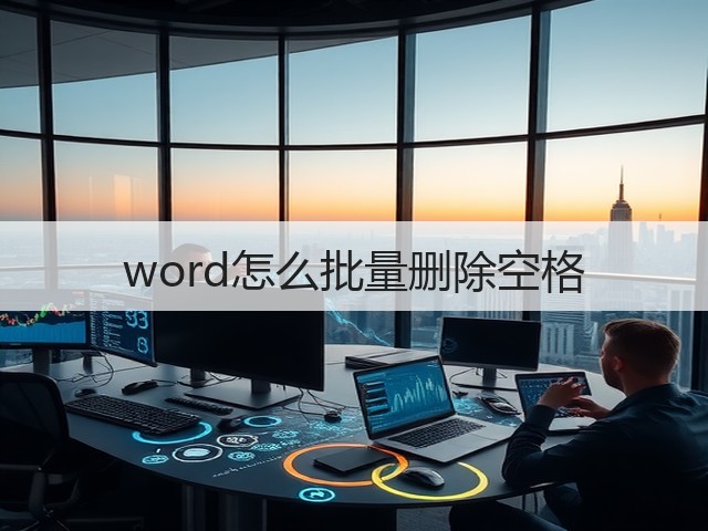 word怎么批量删除空格(图2)
