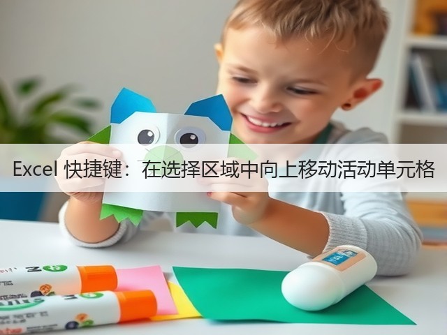 Excel 快捷键:在选择区域中向上移动活动单元格(图2) Excel 快捷键:在选择区域中向上移动活动单元格(图2)