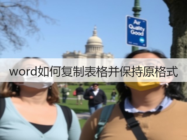 word如何复制表格并保持原格式(图3)