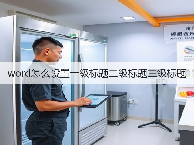 word怎么设置一级标题二级标题三级标题(图1)