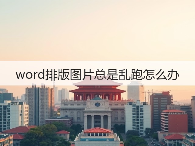word排版图片总是乱跑怎么办(图3)