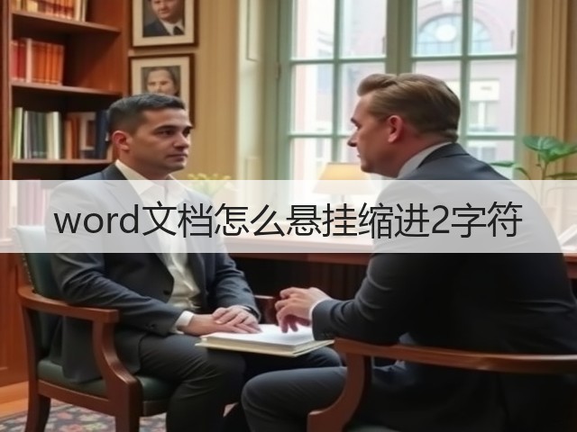 word文档怎么悬挂缩进2字符(图3) word文档怎么悬挂缩进2字符(图3)