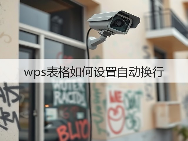 wps表格如何设置自动换行(图1) wps表格如何设置自动换行(图1)