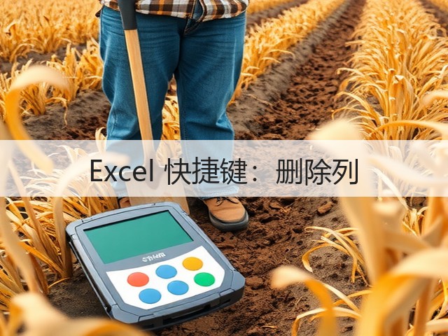 Excel 快捷键:删除列(图3) Excel 快捷键:删除列(图3)