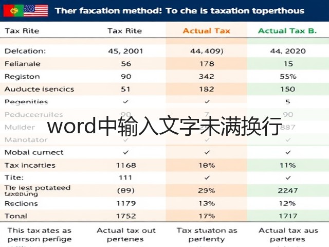 word中输入文字未满换行(图3) word中输入文字未满换行(图3)