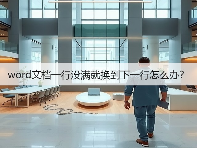 word文档一行没满就换到下一行怎么办?(图3) word文档一行没满就换到下一行怎么办?(图3)