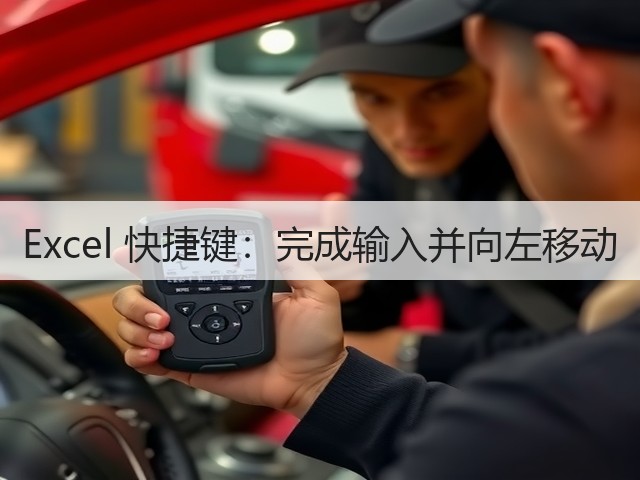 Excel 快捷键:完成输入并向左移动(图2) Excel 快捷键:完成输入并向左移动(图2)