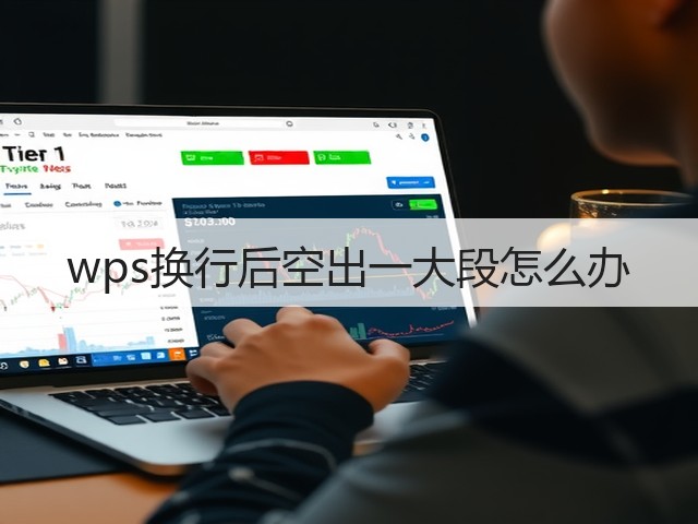 wps换行后空出一大段怎么办(图1)