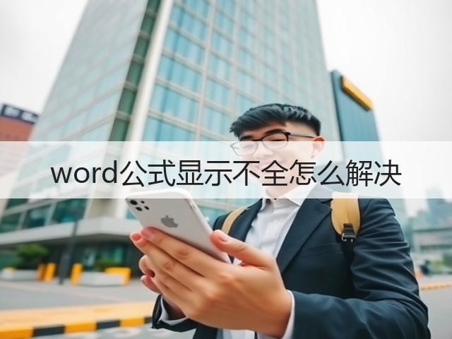 word公式显示不全怎么解决(图3)