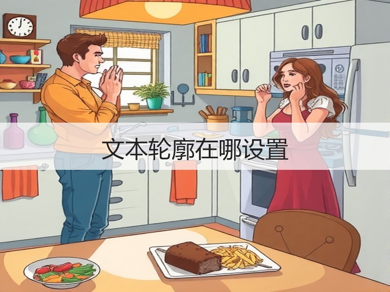 文本轮廓在哪设置 - 诺云壹观办公网