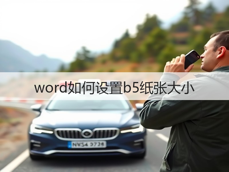 word如何设置b5纸张大小 - 诺云壹观办公网